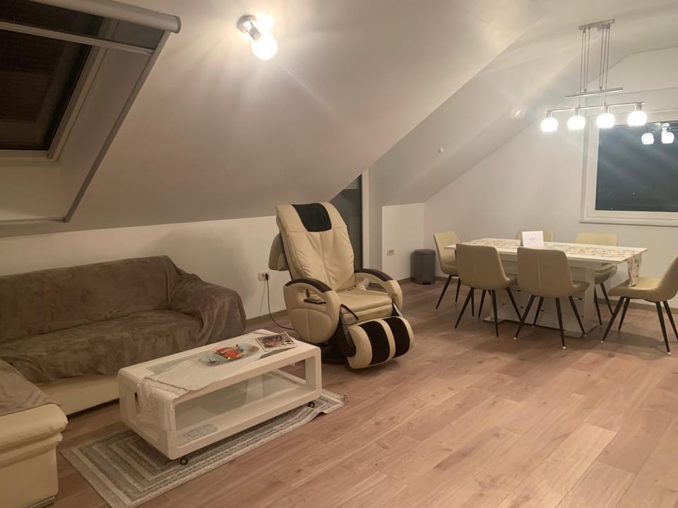 Living room, Seating area, Dining area