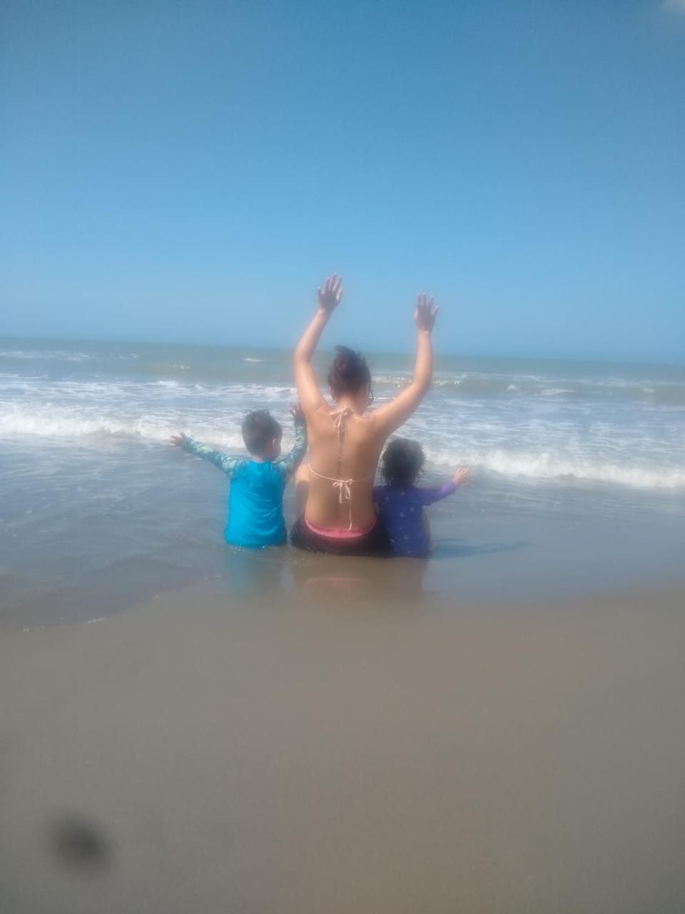 Natural landscape, Beach, Sea view, children, group of guests