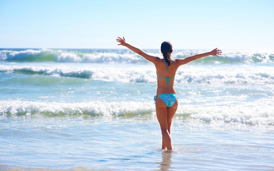 Day, People, Beach, Beach, Sea view