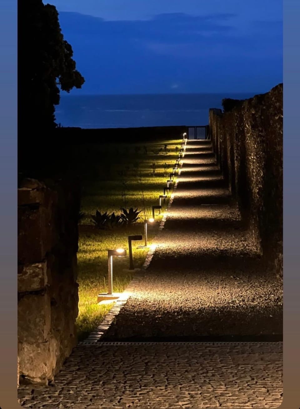 Night, Natural landscape, Sea view
