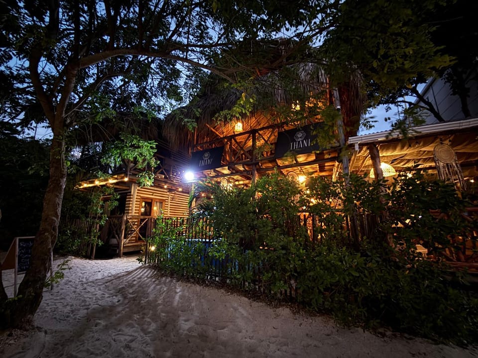 Property building, Restaurant/places to eat, Breakfast, Sunset