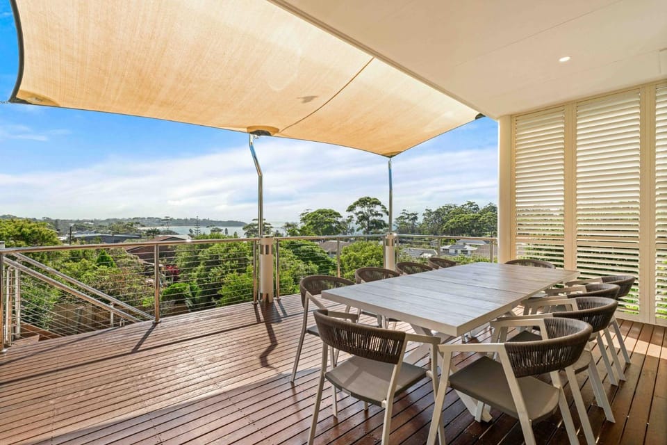 Aerial Blue Mollymook - Ocean Views, Spacious Family Home & Cosy Fireplace - Walk to Mollymook Beach! House in Mollymook