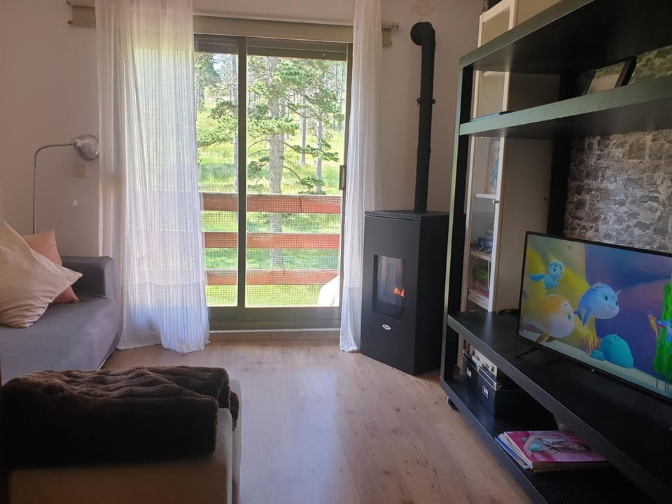 Communal lounge/ TV room, TV and multimedia, Living room, Seating area, Mountain view, flat iron, internet