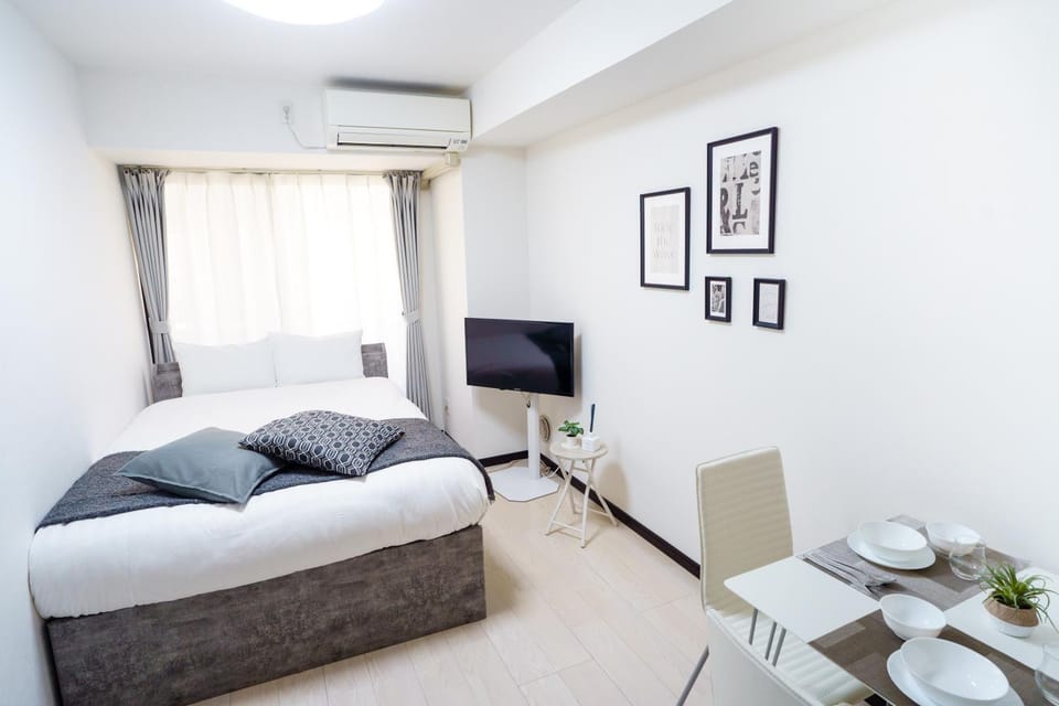 Bed, TV and multimedia, air conditioner