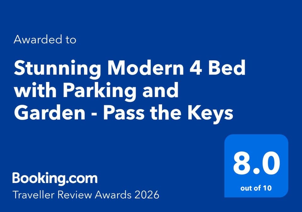 Stunning Modern 4 Bed with Parking and Garden - Pass the Keys House in Oxford