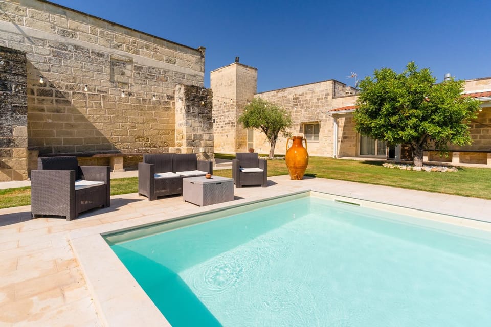 Patio, Pool view
