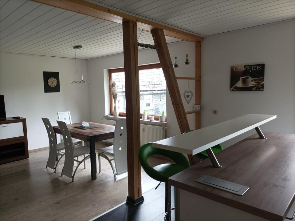 Living room, Seating area, Dining area