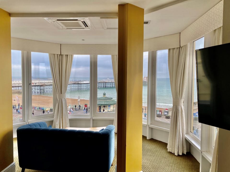 View (from property/room), Bedroom, Sea view