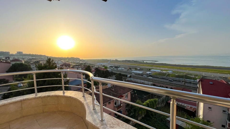 View (from property/room), Balcony/Terrace, Sea view, Sunset