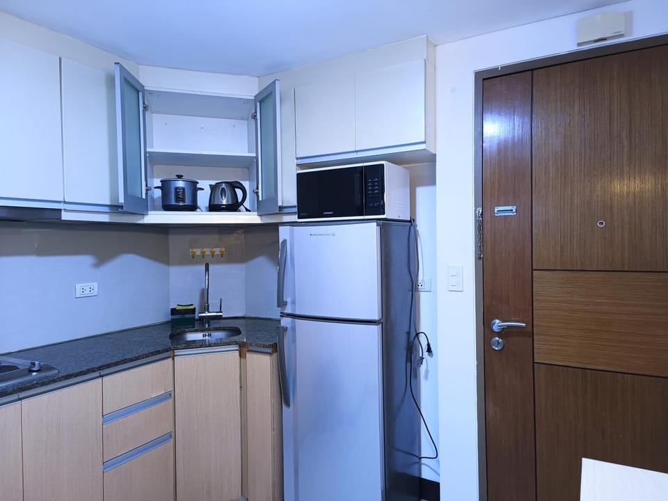 Kitchen or kitchenette, dishwasher, minibar, stove