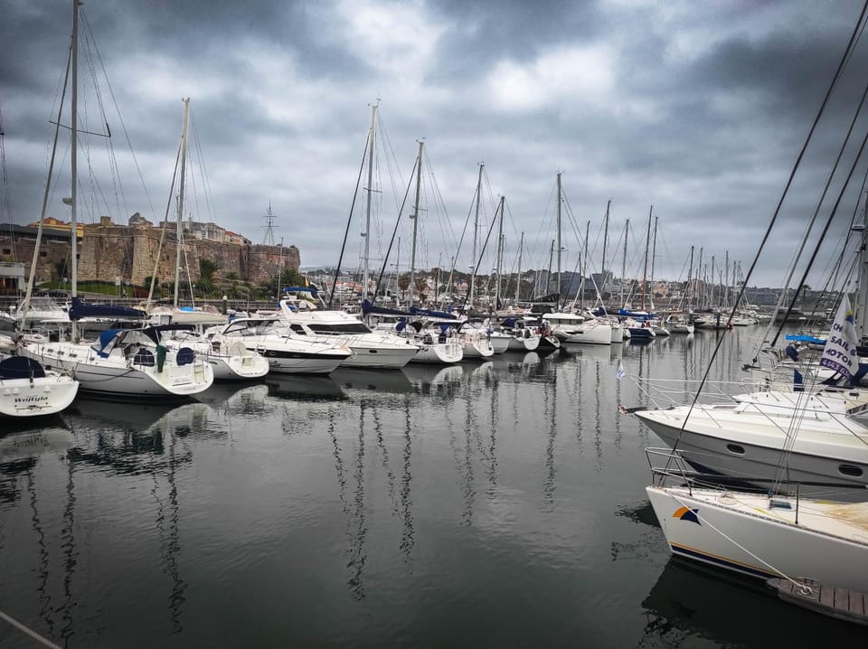 UMBOLINA Docked boat in Cascais