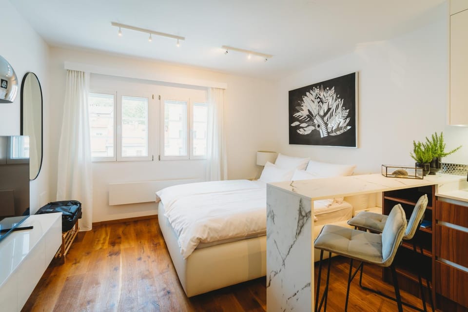 Romantic JUMP Studio overlooking river, free parking Apartment in Ljubljana