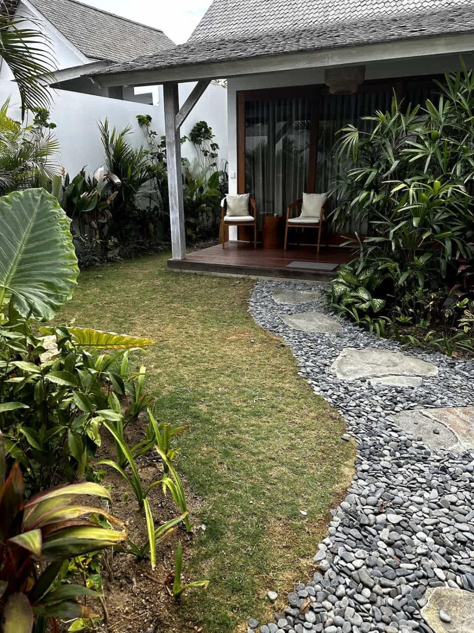 Property building, Garden, Garden view