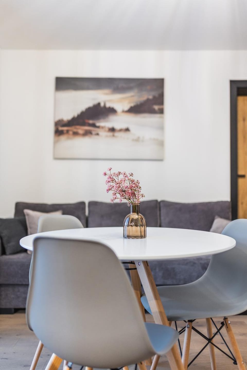 Living room, Seating area, Dining area