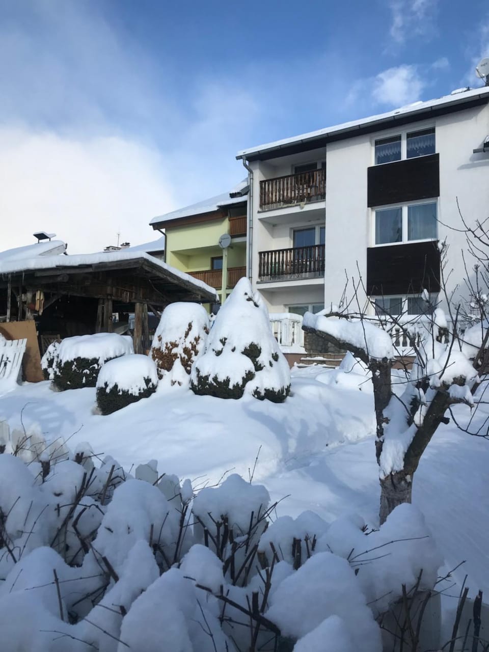 Property building, Winter