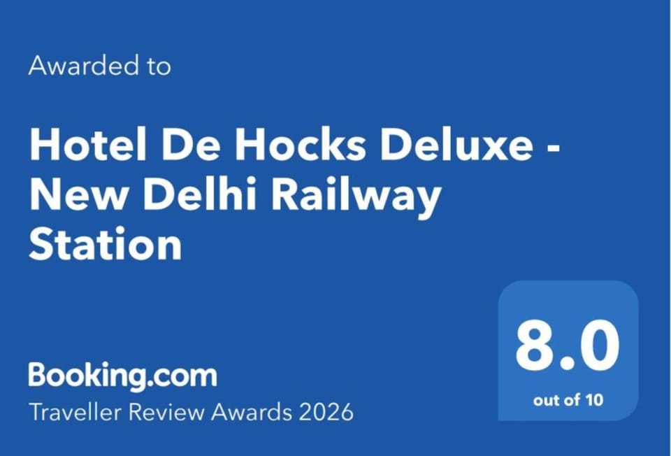 Hotel De Hocks Deluxe - New Delhi Railway Station - Travellers Awards 2026 Hotel in New Delhi