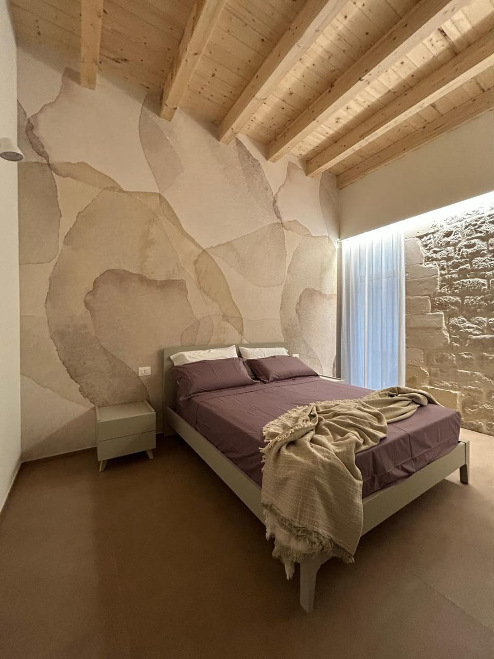Bed, Bedroom, wardrobe, air conditioner