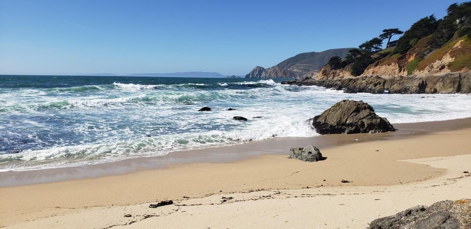 Beach, Mountain view, Sea view