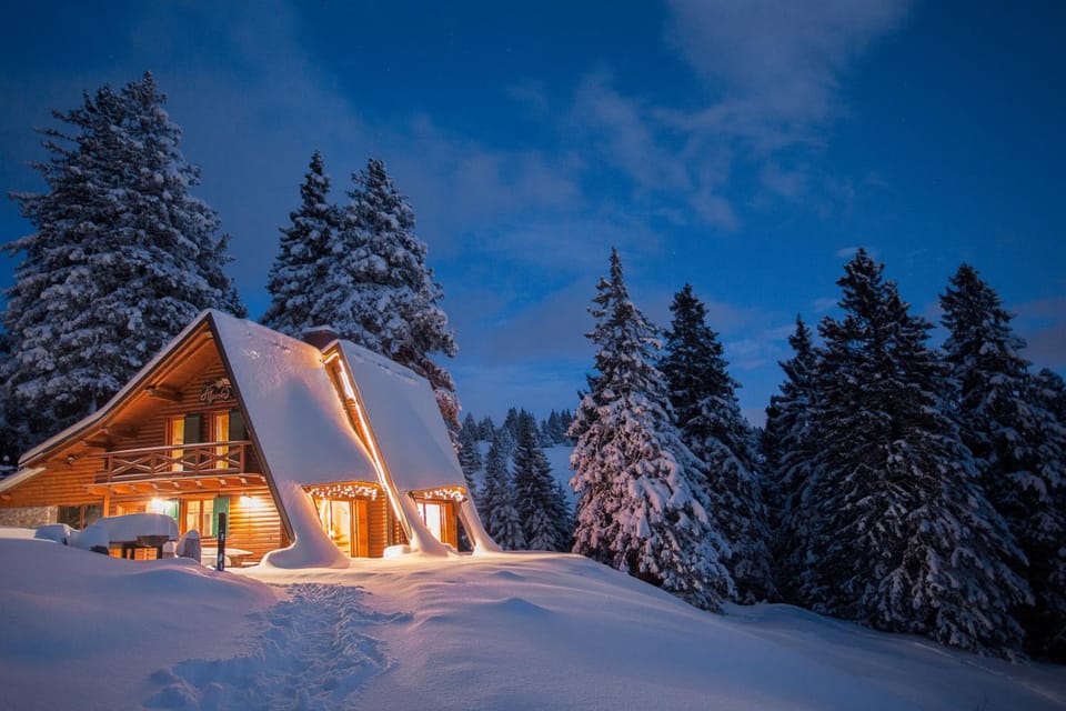 Property building, Night, Natural landscape