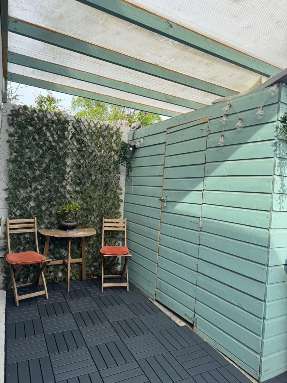 Property building, Patio
