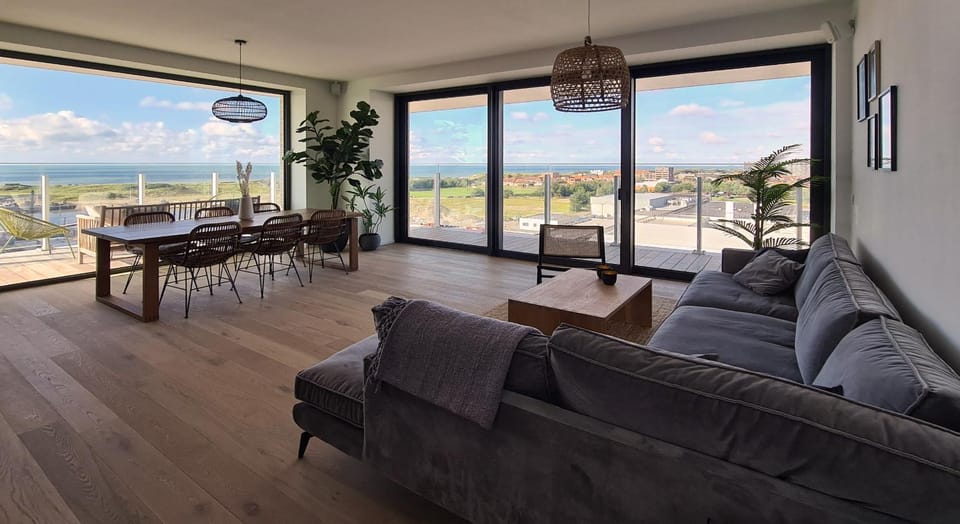 Natural landscape, Living room, Sea view
