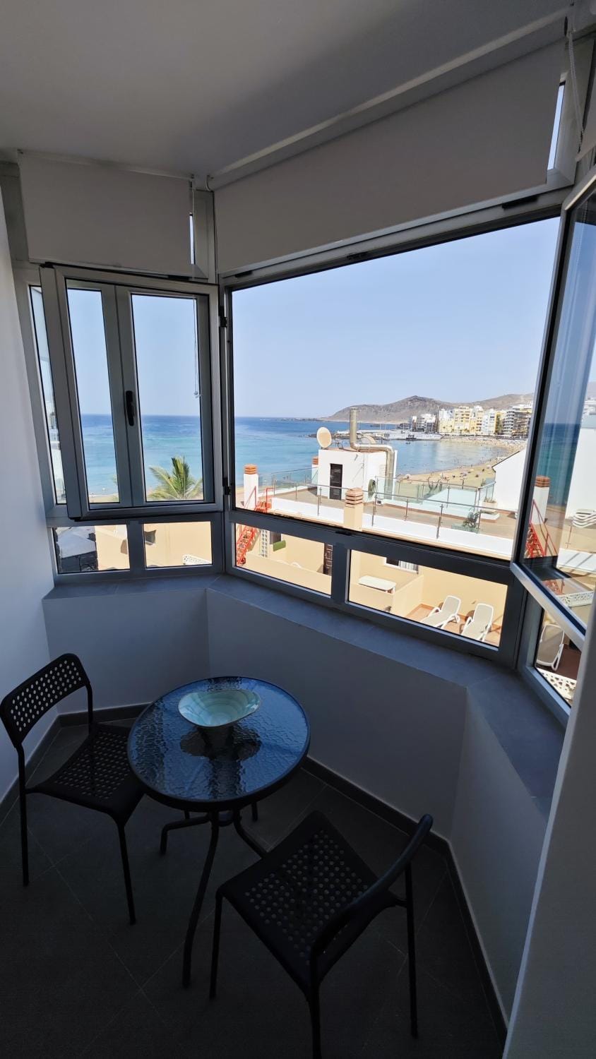 Natural landscape, View (from property/room), Balcony/Terrace, Sea view