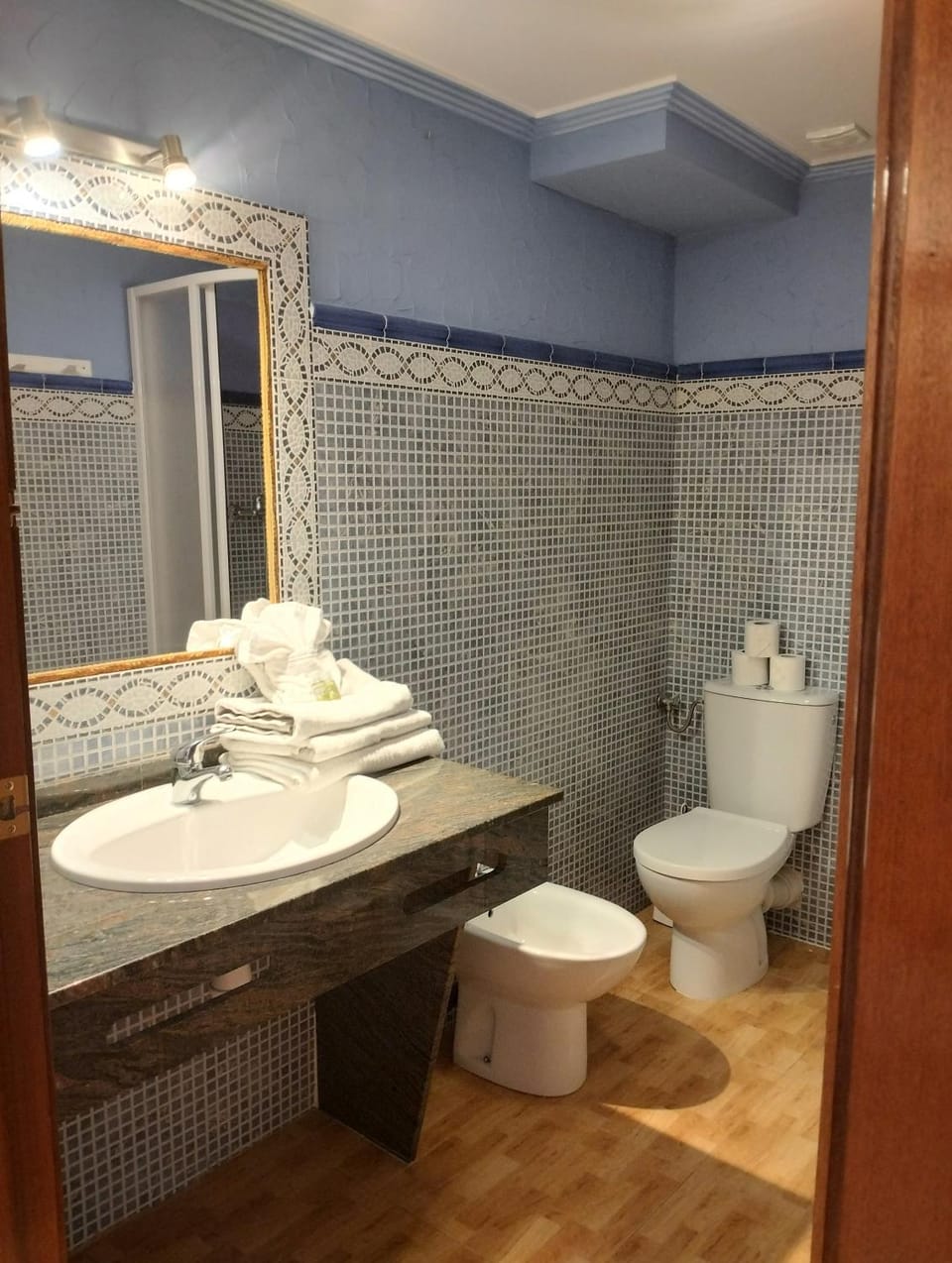 Bathroom, Living room