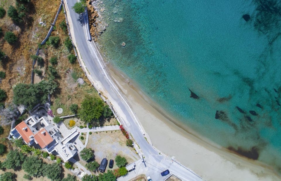 Property building, Bird's eye view, Beach