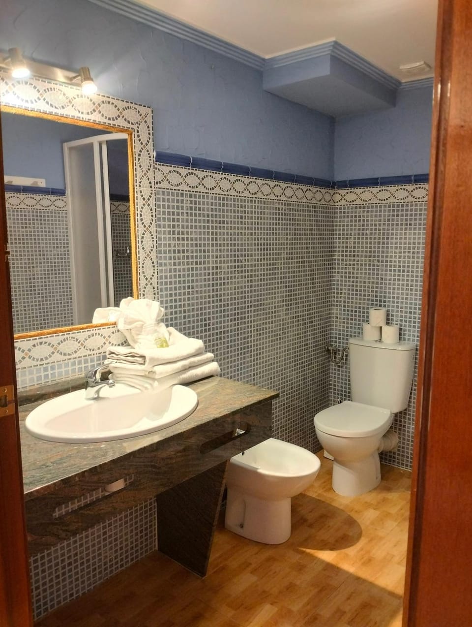 Bathroom, Living room