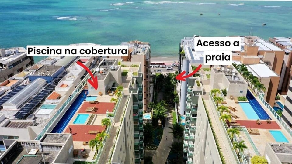 2 quartos | Beira mar | Piscina | 250 MB Apartment in Maceió