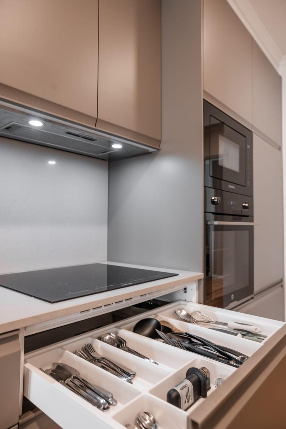 Kitchen or kitchenette, Communal kitchen, dishwasher, stove