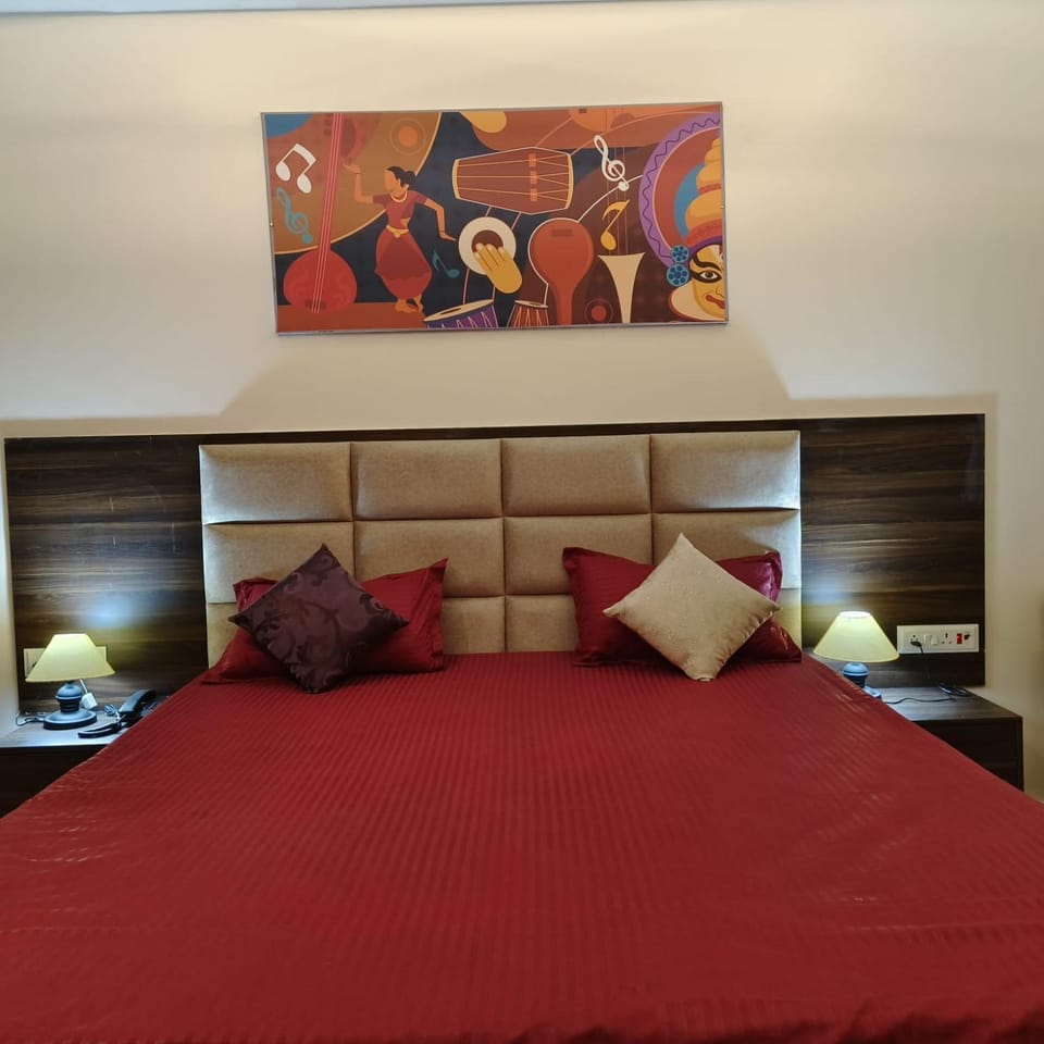 Bed, air conditioner