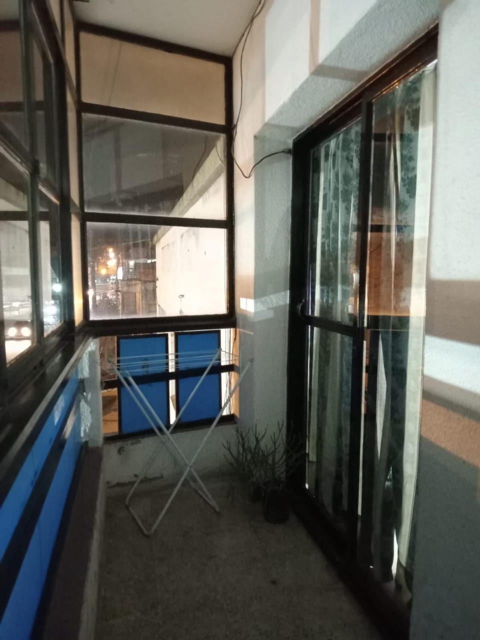 Property building, Night, View (from property/room), Balcony/Terrace