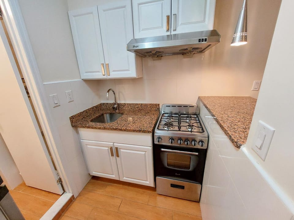 Kitchen or kitchenette, oven, stove, kitchen
