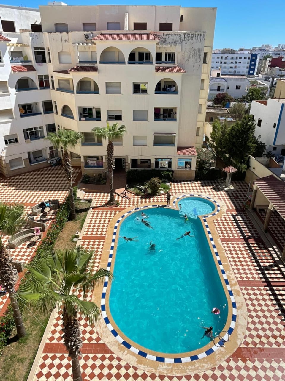 Pool view, Swimming pool