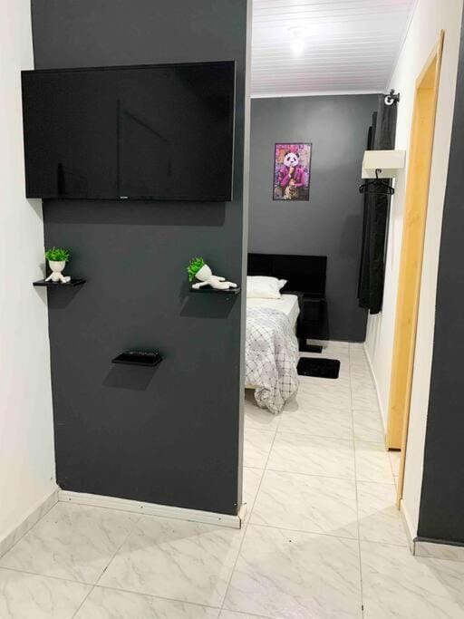 Loft Mobiliado com Cama de Casal e Solteiro Apartment in State of Santa Catarina