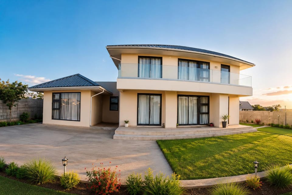 Property building, Spring, Day, Garden, Garden view