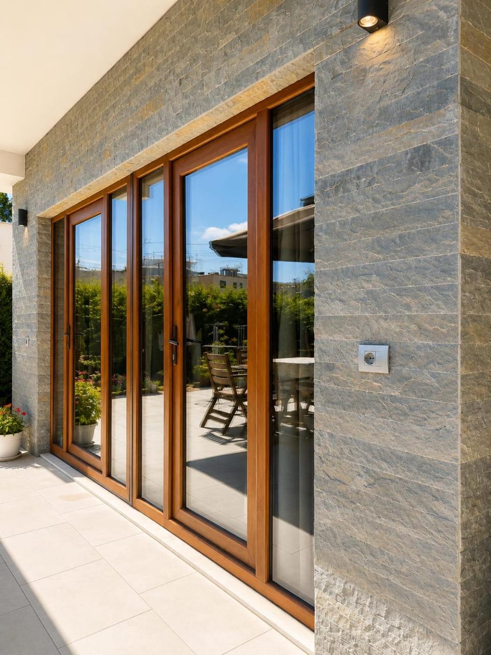 Property building, Patio
