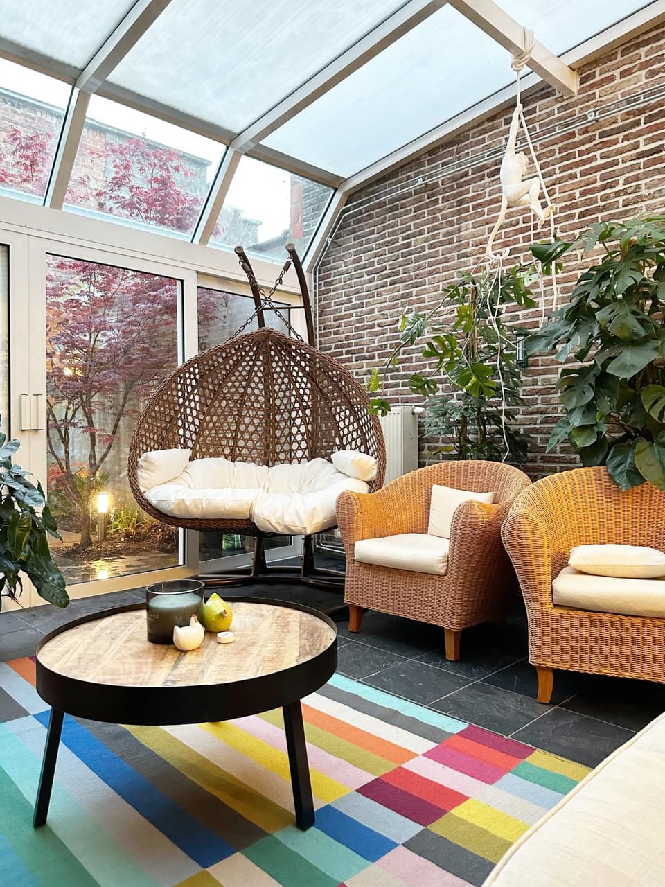 Patio, Summer, Living room, Seating area, Garden view, sunbed