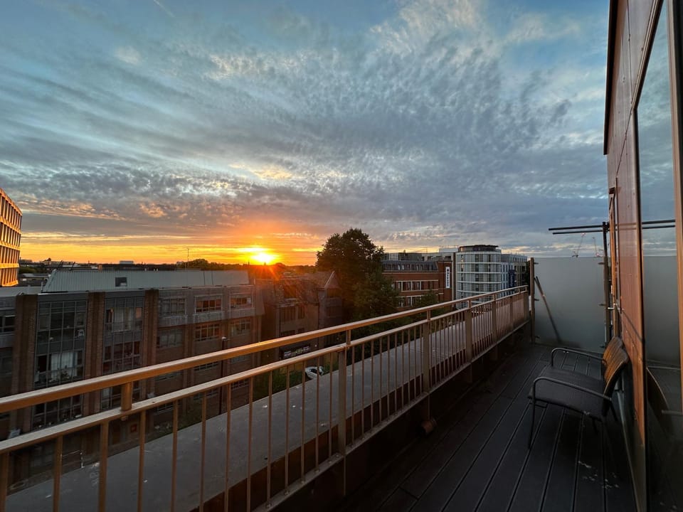 View (from property/room), Balcony/Terrace, Sunset