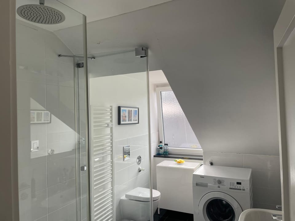 Shower, Toilet, Bathroom, washing machine