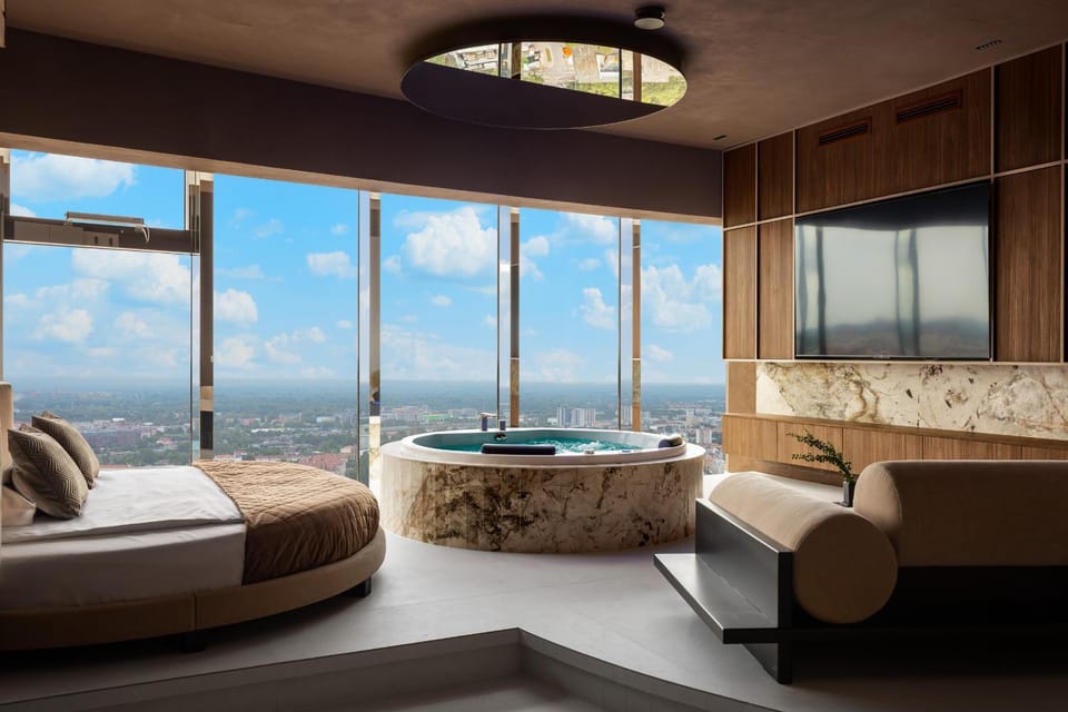 Photo of the whole room, Seating area, Bedroom