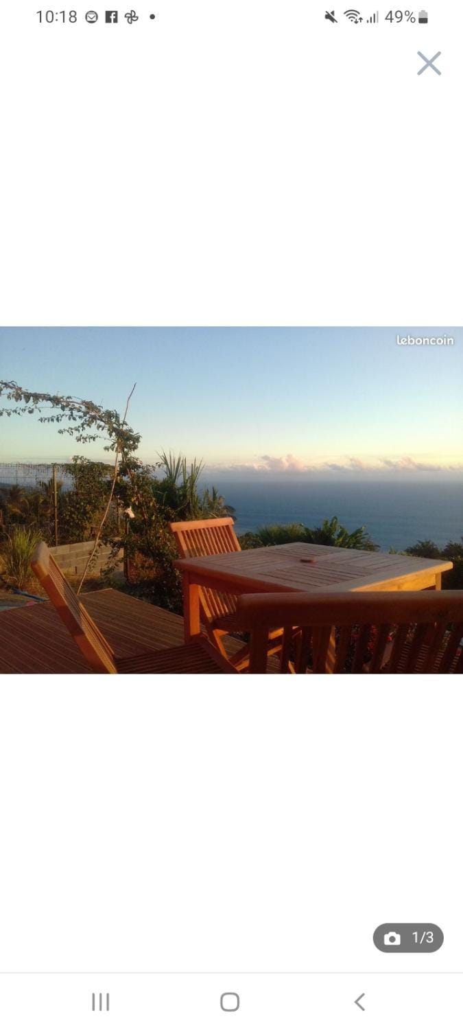 T2 vue sur Ocean Indien Apartment in Saint-Leu