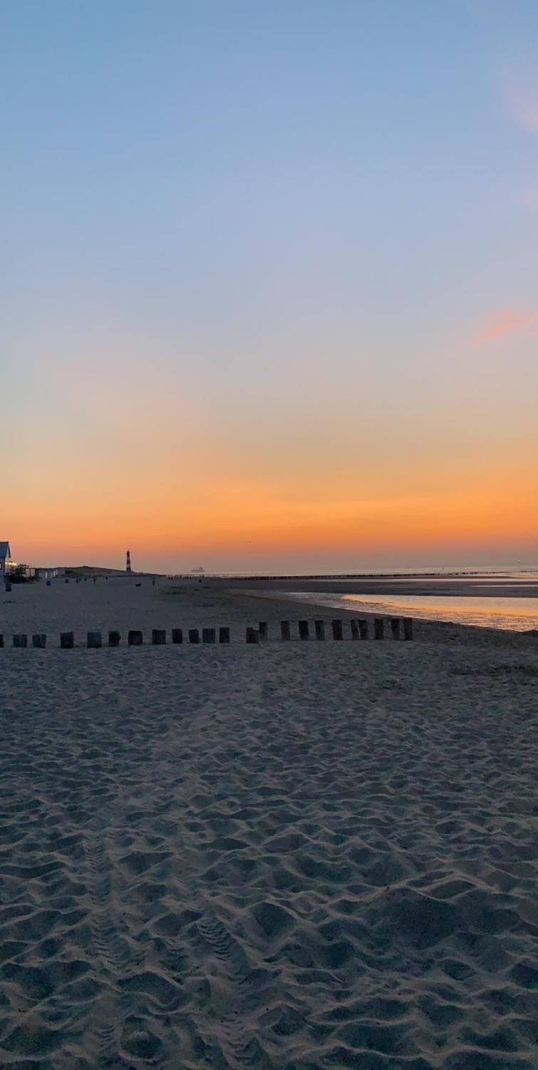 Natural landscape, Beach, Sea view, Sunset