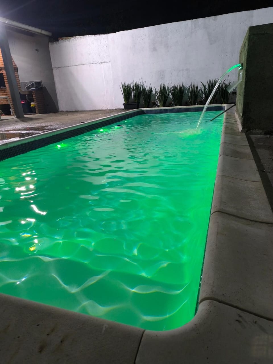 Night, Swimming pool