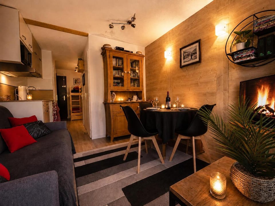 Studio 3 étoiles Les Helianthes, Wifi, Garage Apartment in La Clusaz