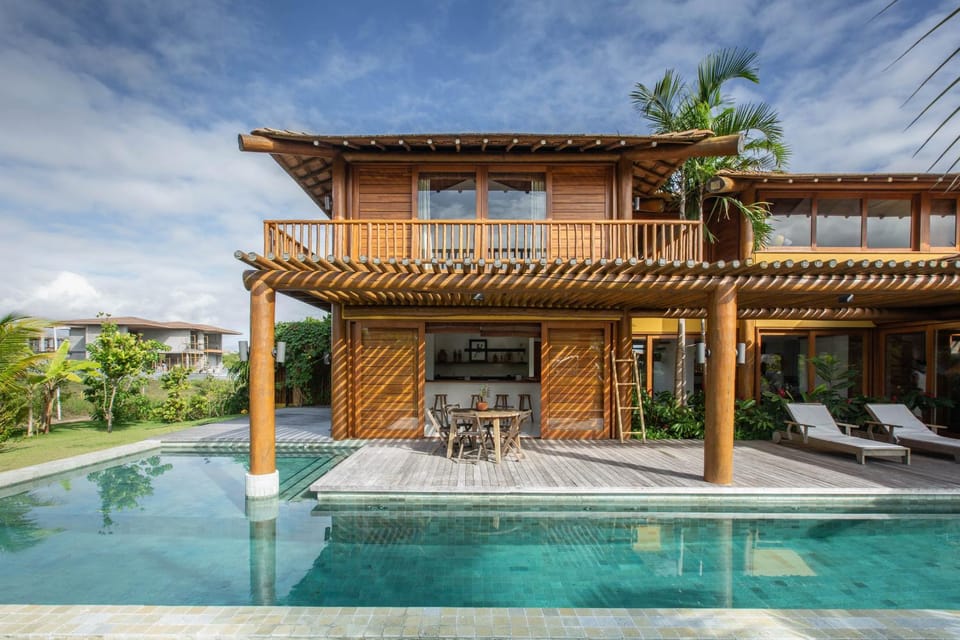 Property building, Patio, Day, Swimming pool