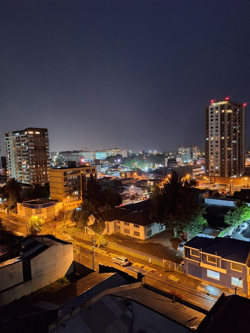 Night, Neighbourhood, Bird's eye view, City view, Street view