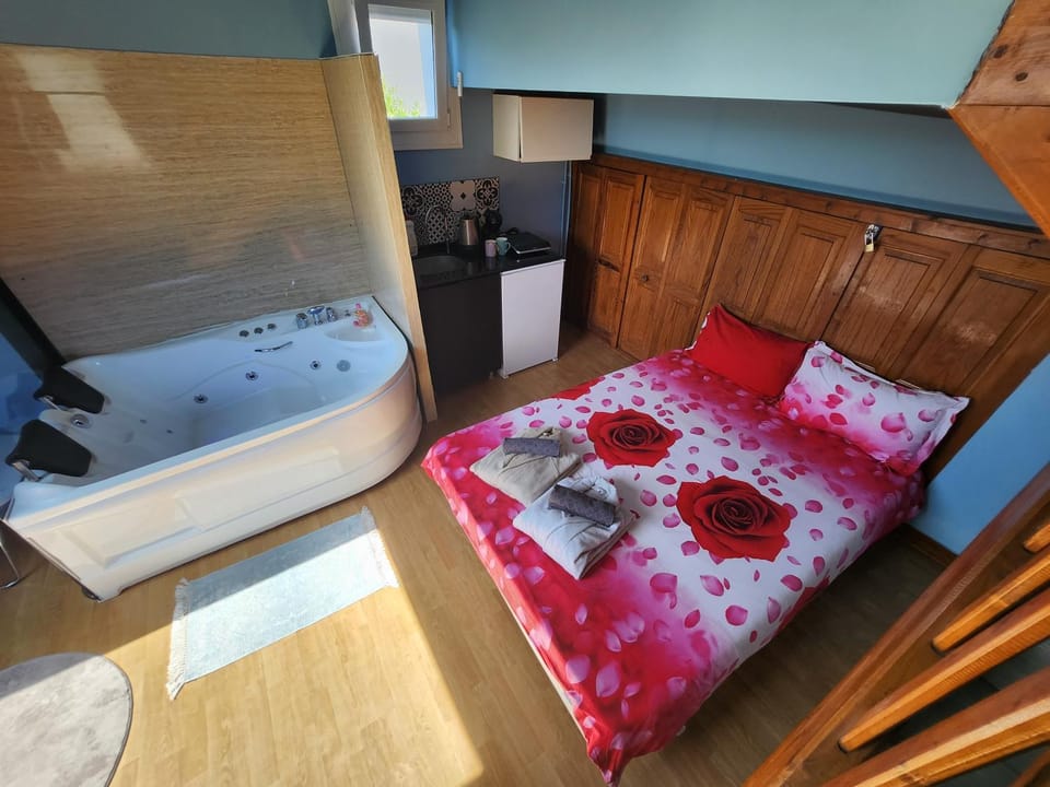 Bleu studio jaccuzi appart Apartment in Île-de-France