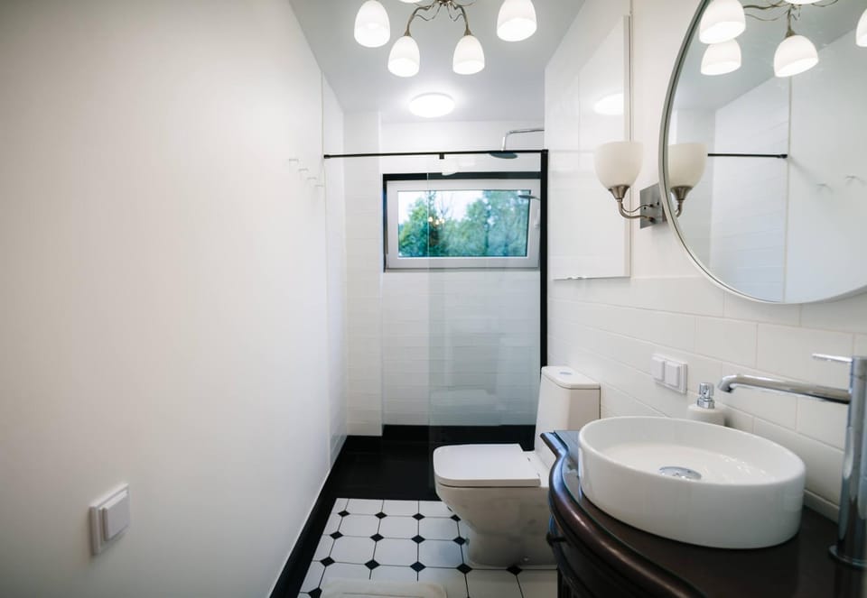 Shower, Toilet, Bathroom, towels